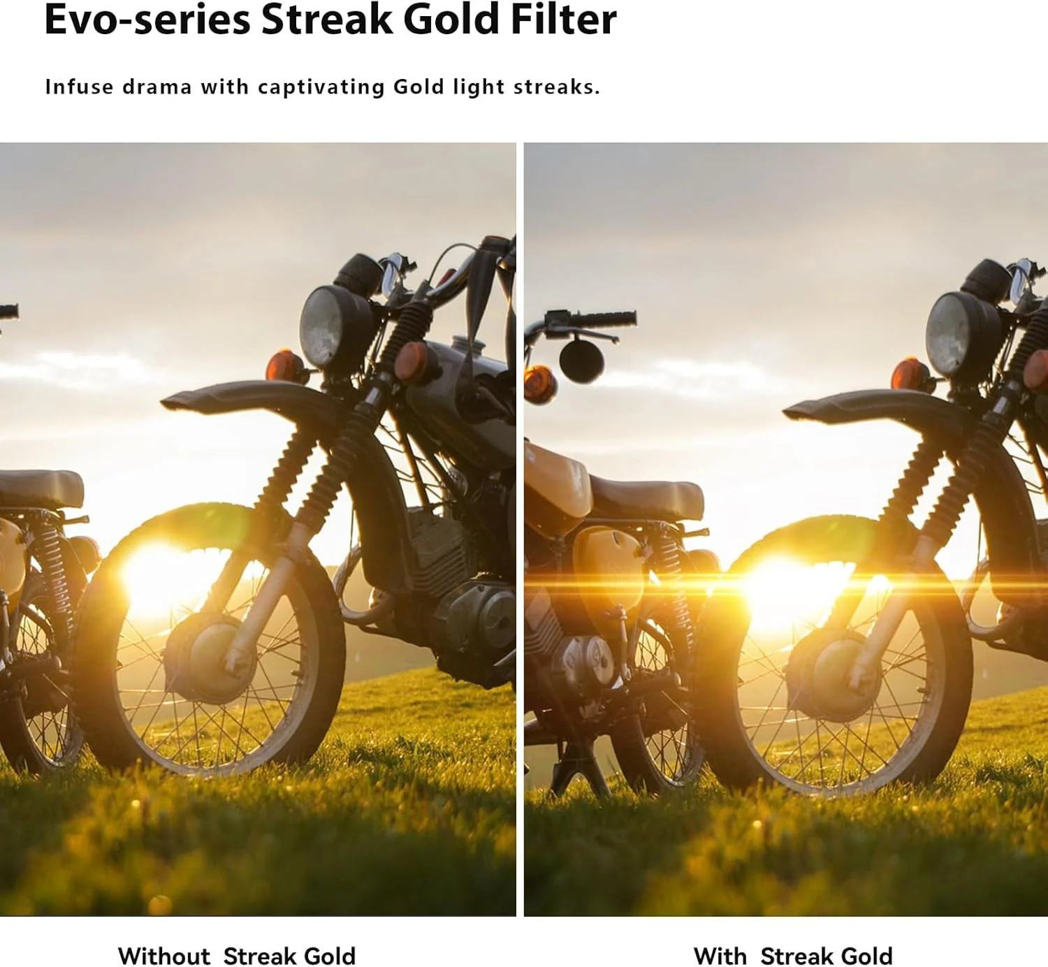 H&Y Filters HD EVO-Series Magnetic Gold Streak Filter & Adapter Ring - 72mm-Streak Filters-Kudos Cameras