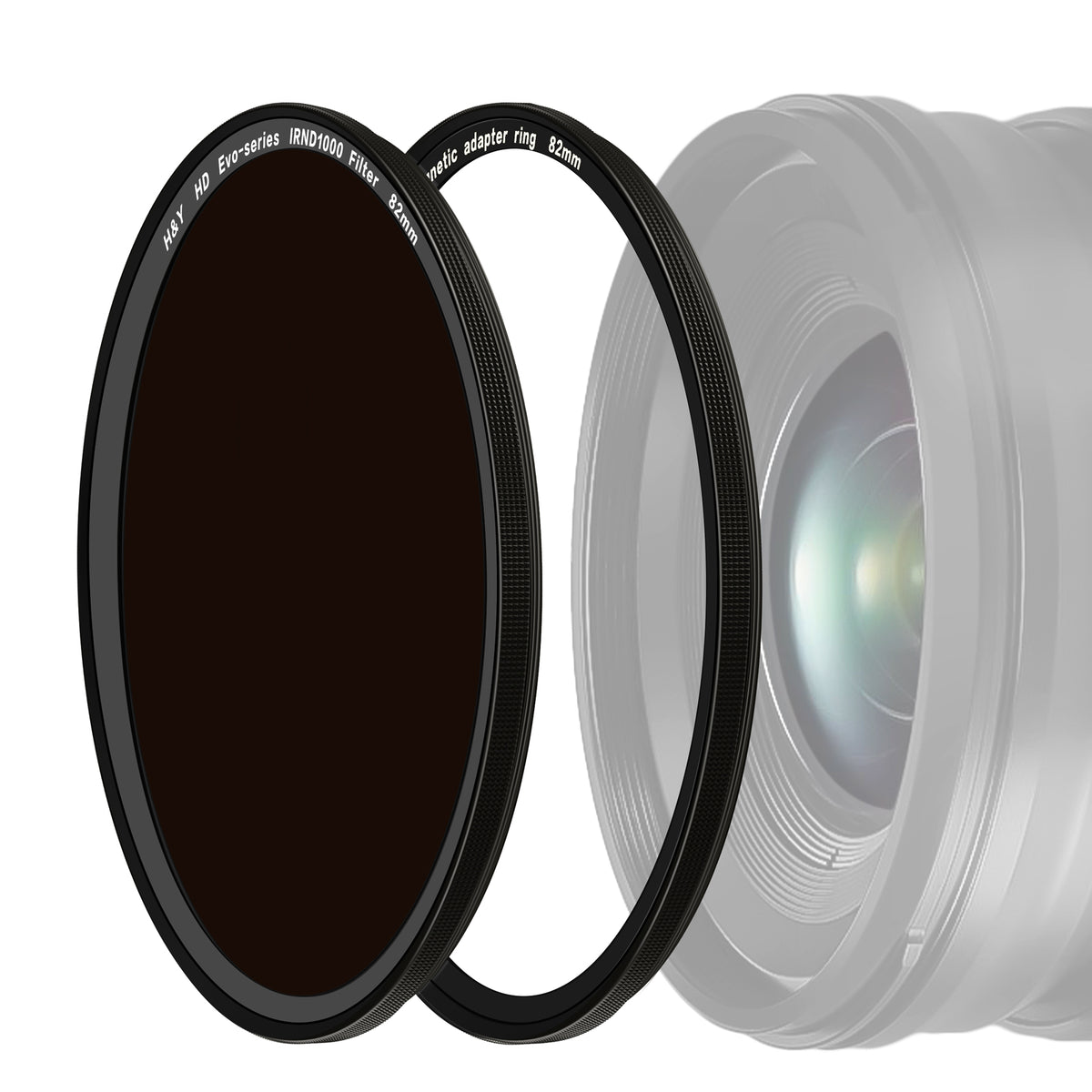 H&Y Filters HD EVO-Series Magnetic IRND1000 Filter & Adapter Ring - 95mm-ND Filters-H&Y Filters