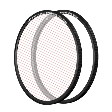 H&Y Filters HD EVO-Series Magnetic Pink Streak Filter & Adapter Ring - 95mm-Streak Filters-Kudos Cameras