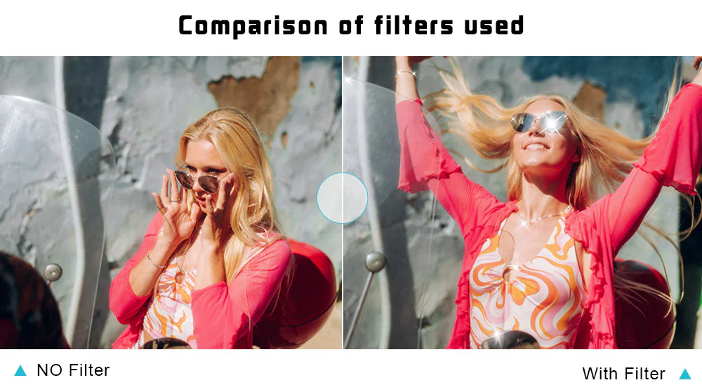 H&Y Filters HD EVO-Series Magnetic Short 4X Cross Star Filter & Adapter Ring - 49mm-Cross Star Filters-H&Y Filters