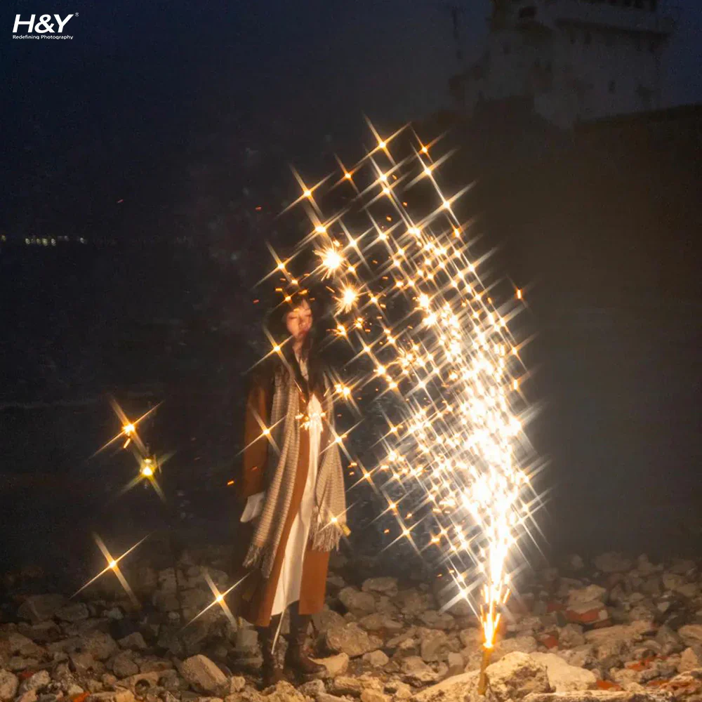 H&Y Filters HD EVO-Series Magnetic Short 4X Cross Star Filter & Adapter Ring - 49mm-Cross Star Filters-H&Y Filters