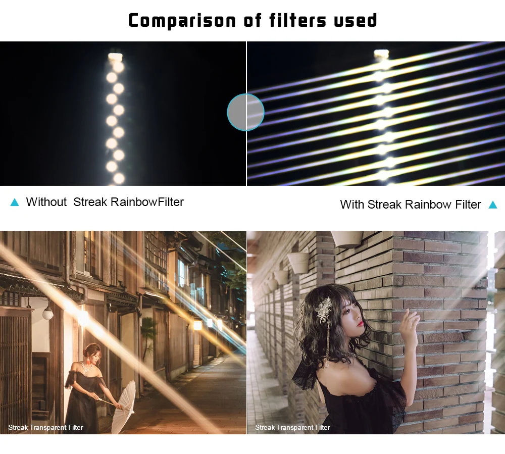 H&Y Filters HD EVO-Series Magnetic Transparent Streak Filter Kit - 72mm-Streak Filters-Kudos Cameras