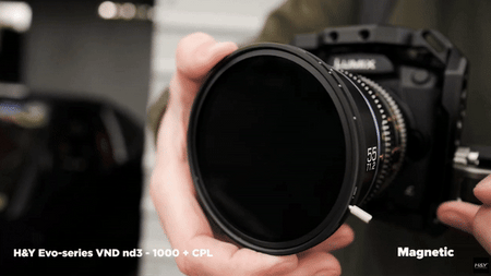 H&Y Filters HD EVO-Series Magnetic Variable ND3-1000+CPL Filter Kit - 72mm-VND Filters-Kudos Cameras