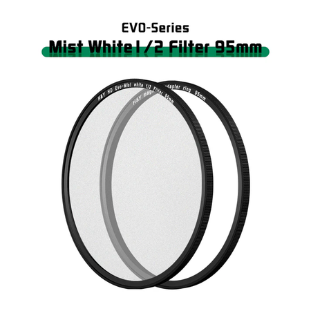 H&Y Filters HD EVO-Series Magnetic White Mist (1/2) Filter & Adapter Ring - 95mm-White Mist Filters-Kudos Cameras