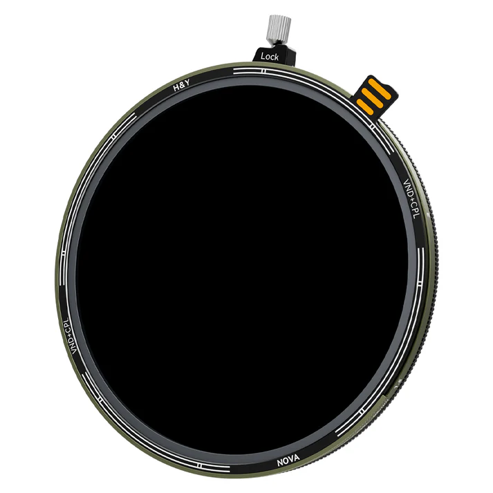 H&Y Filters HD Nova-Series Magnetic Variable ND3-32 + CPL Filter & Cap - 49mm-VND Filters-H&Y Filters