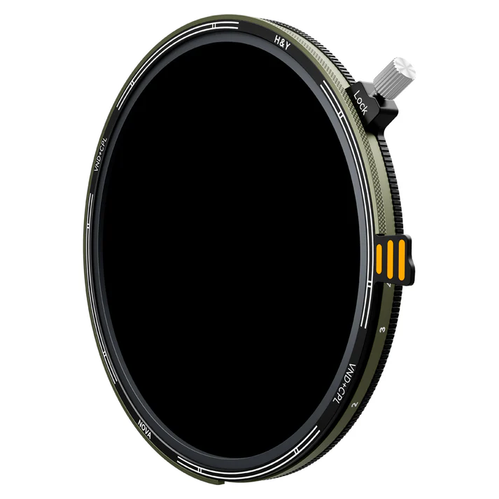 H&Y Filters HD Nova-Series Magnetic Variable ND3-32 + CPL Filter & Cap - 49mm-VND Filters-Kudos Cameras