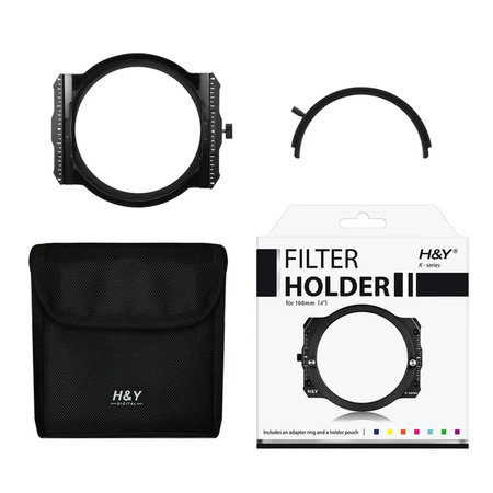 H&Y Filters K-Series Magnetic Filter Holder Mark III + Drop-In (95mm) Natural CPL Filter + Swift Magnetic Adapter Ring Kit 67/72/77/82mm-Filter Holders-Kudos Cameras