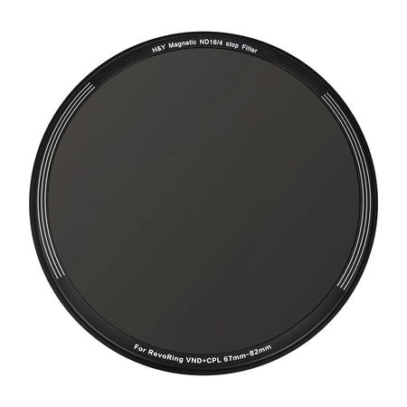 H&Y Filters ND16 (4 Stop) Magnetic Clip-On Filter for RevoRing (58-77mm)-77mm Filters for Revo & Swift Rings-Kudos Cameras