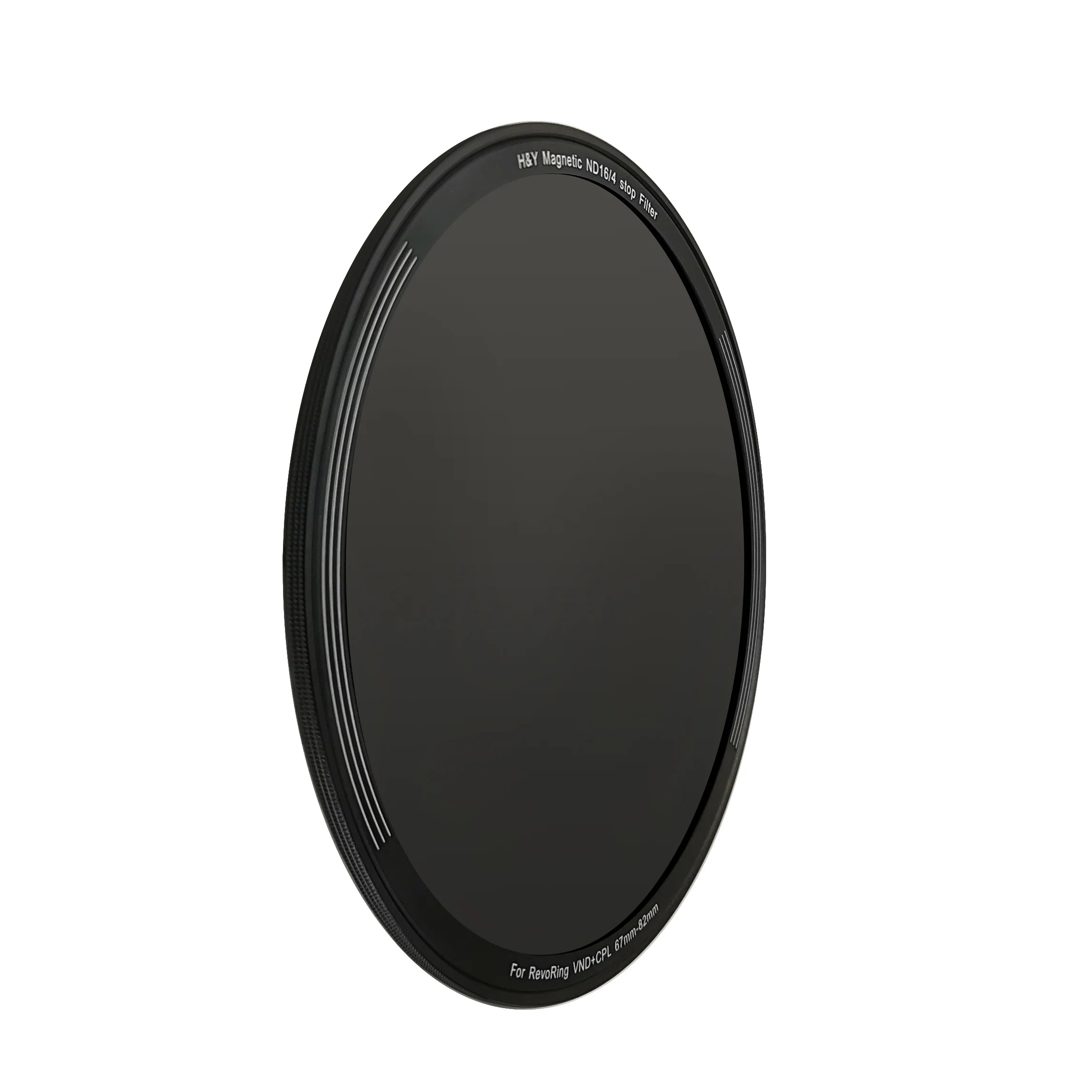 H&Y Filters ND16 (4 Stop) Magnetic Clip-On Filter for RevoRing (67-82mm)-82mm Filters for Revo & Swift Rings-Kudos Cameras