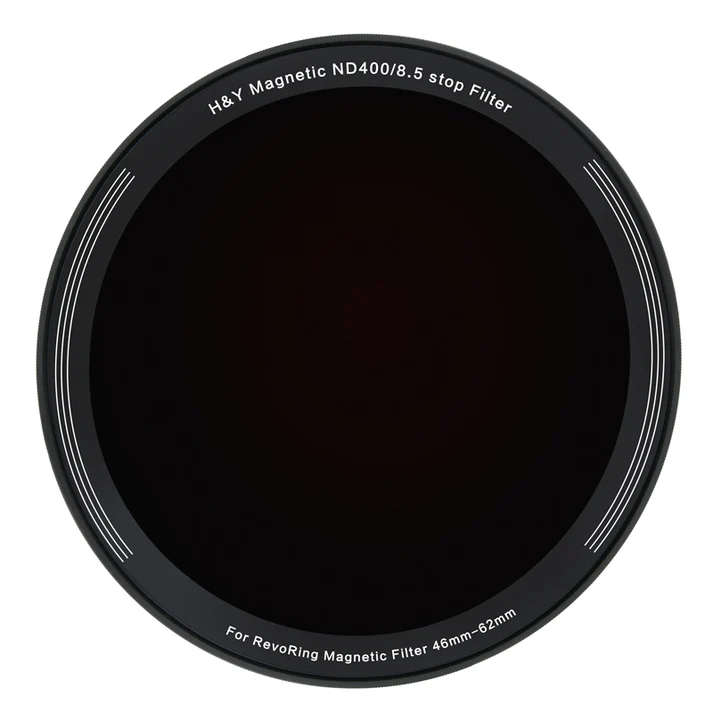 H&Y Filters ND400 (9 Stop) Magnetic Clip-On Filter for RevoRing (46-62mm)-62mm Filters for Revo & Swift Rings-Kudos Cameras