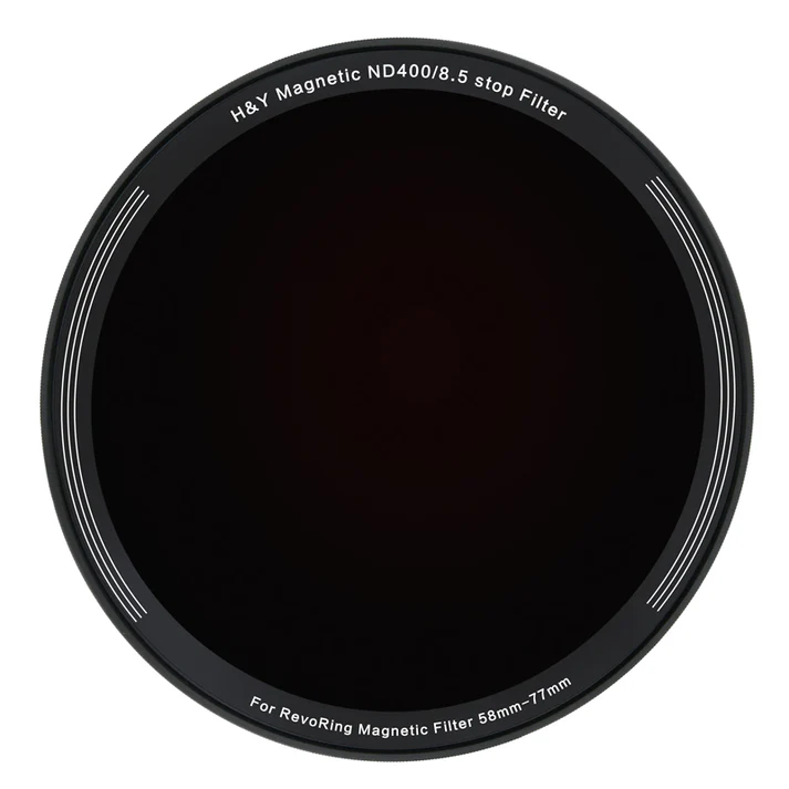 H&Y Filters ND400 (9 Stop) Magnetic Clip-On Filter for RevoRing (58-77mm)-77mm Filters for Revo & Swift Rings-Kudos Cameras