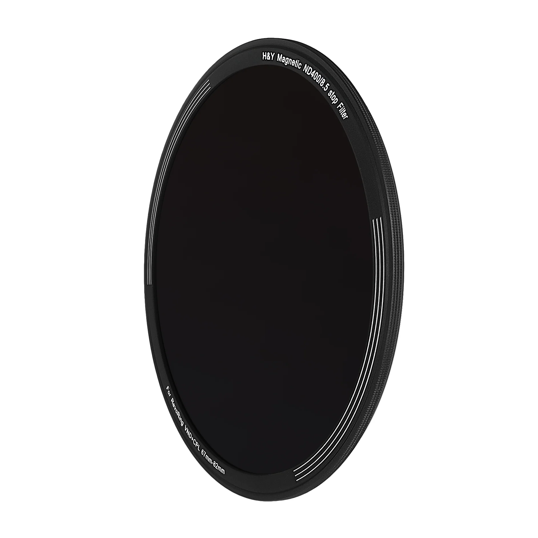 H&Y Filters ND400 (9 Stop) Magnetic Clip-On Filter for RevoRing (67-82mm)-82mm Filters for Revo & Swift Rings-Kudos Cameras