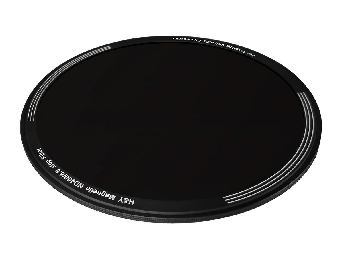 H&Y Filters ND400 (9 Stop) Magnetic Clip-On Filter for RevoRing (67-82mm)-82mm Filters for Revo & Swift Rings-Kudos Cameras