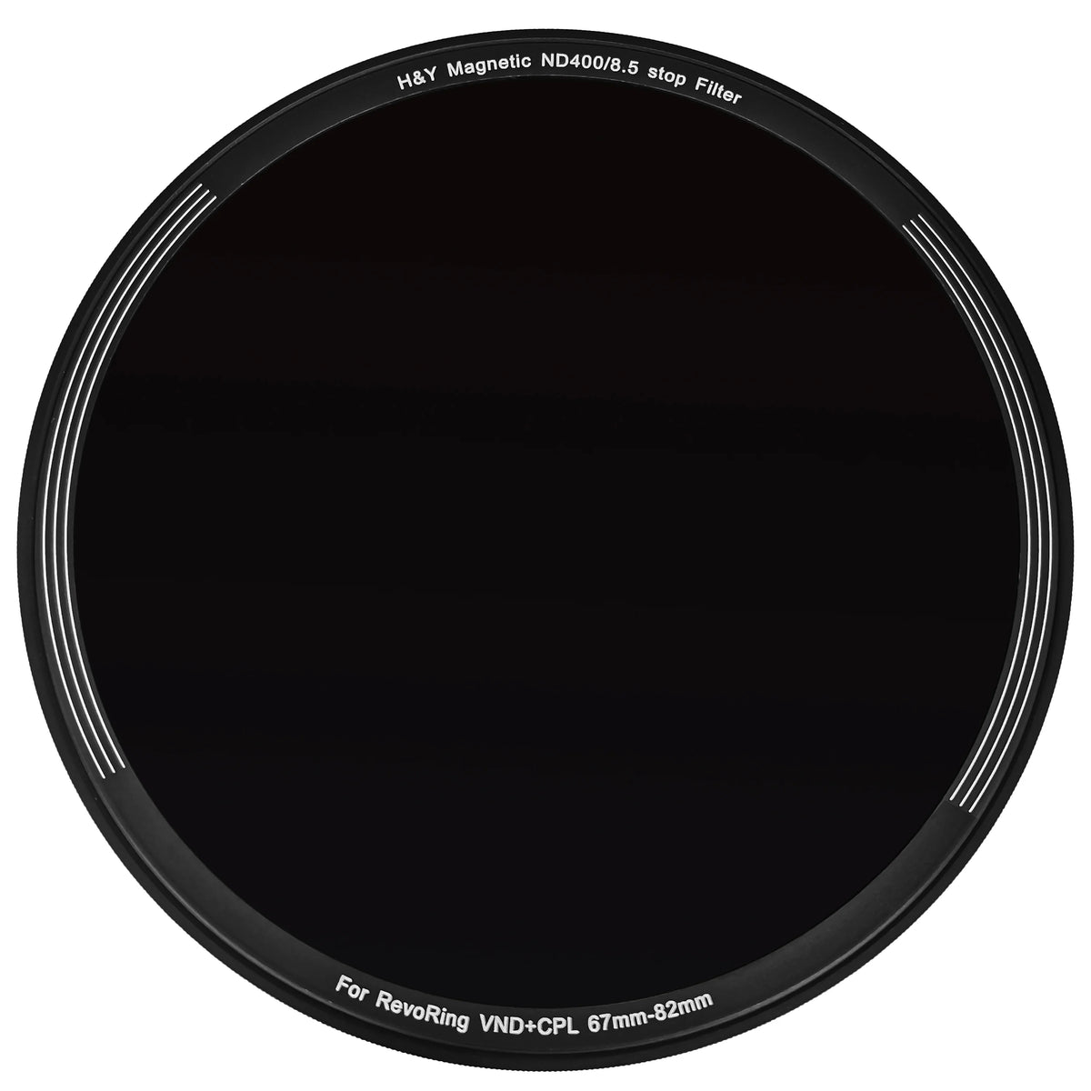 H&Y Filters ND400 (9 Stop) Magnetic Clip-On Filter for RevoRing (67-82mm)-82mm Filters for Revo & Swift Rings-Kudos Cameras