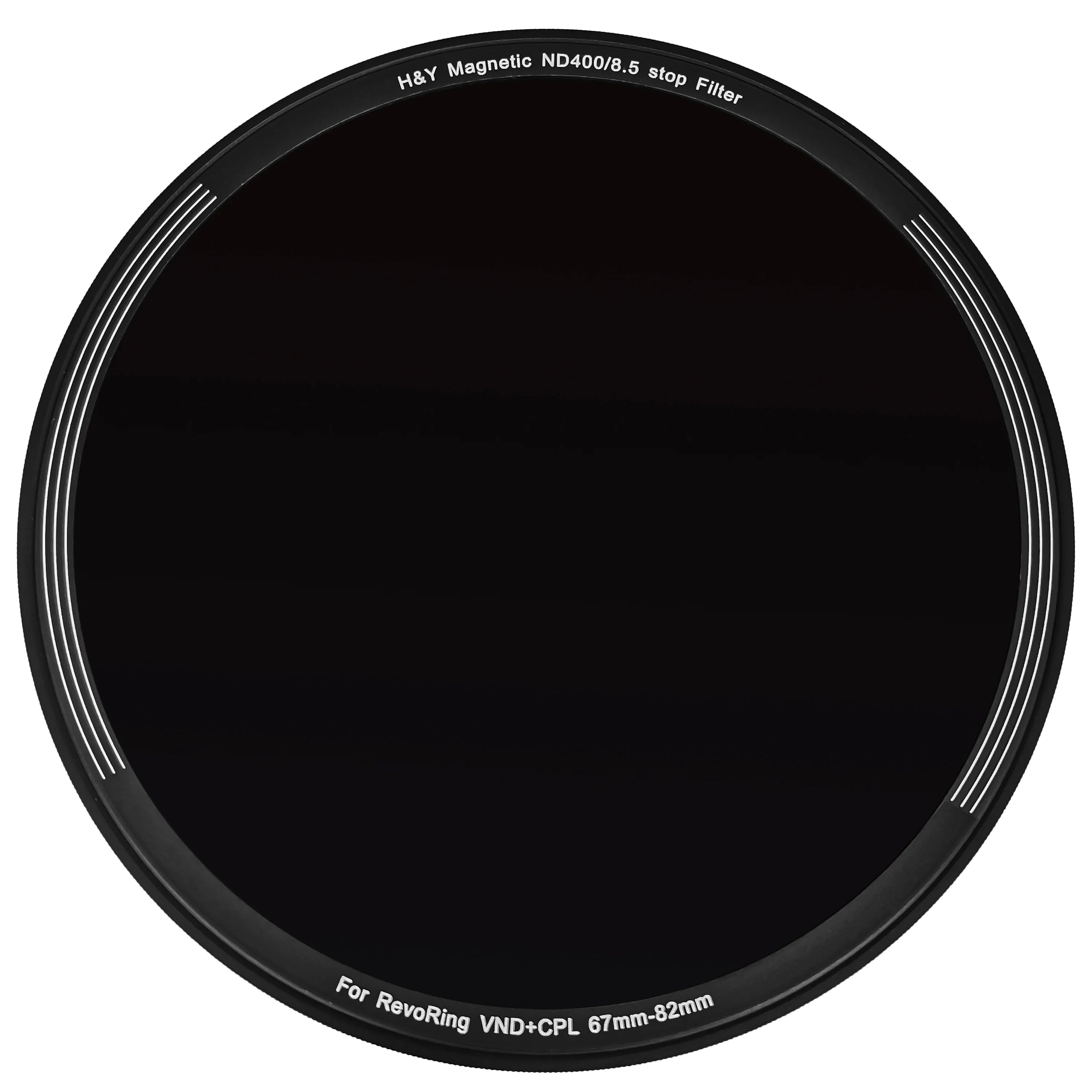 H&Y Filters ND400 (9 Stop) Magnetic Clip-On Filter for RevoRing (67-82mm)-82mm Filters for Revo & Swift Rings-Kudos Cameras