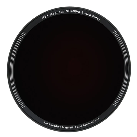H&Y Filters ND400 (9 Stop) Magnetic Clip-On Filter for RevoRing (82-95mm)-95mm Filters for Revo & Swift Rings-Kudos Cameras