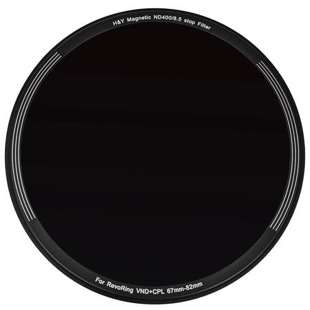 H&Y Filters ND400 (9 Stop) Magnetic Clip-On Filter for RevoRing (82-95mm)-95mm Filters for Revo & Swift Rings-Kudos Cameras
