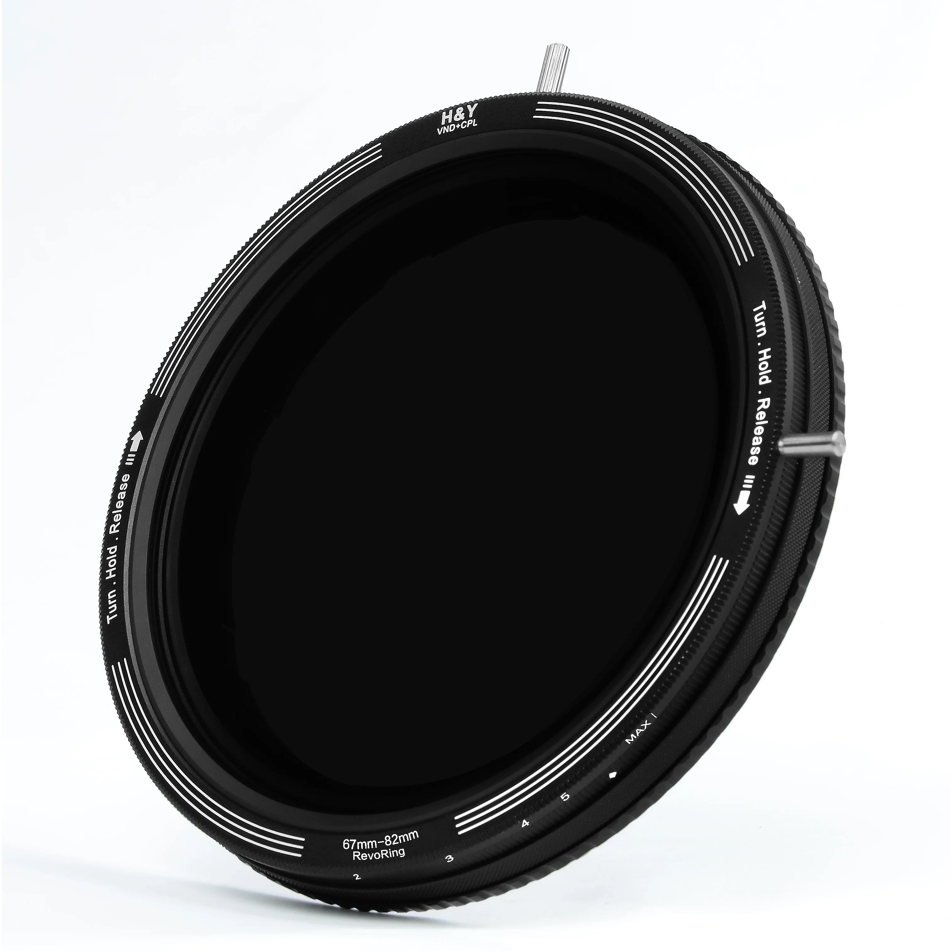 H&Y Filters ND8 (3 Stop) Magnetic Clip-On Filter for RevoRing (67-82mm)-82mm Filters for Revo & Swift Rings-Kudos Cameras