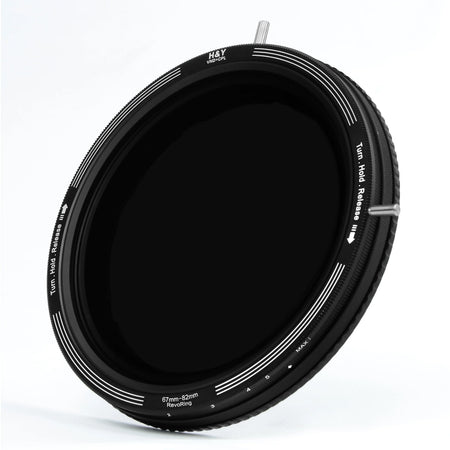 H&Y Filters ND8 (3 Stop) Magnetic Clip-On Filter for RevoRing (67-82mm)-82mm Filters for Revo & Swift Rings-Kudos Cameras