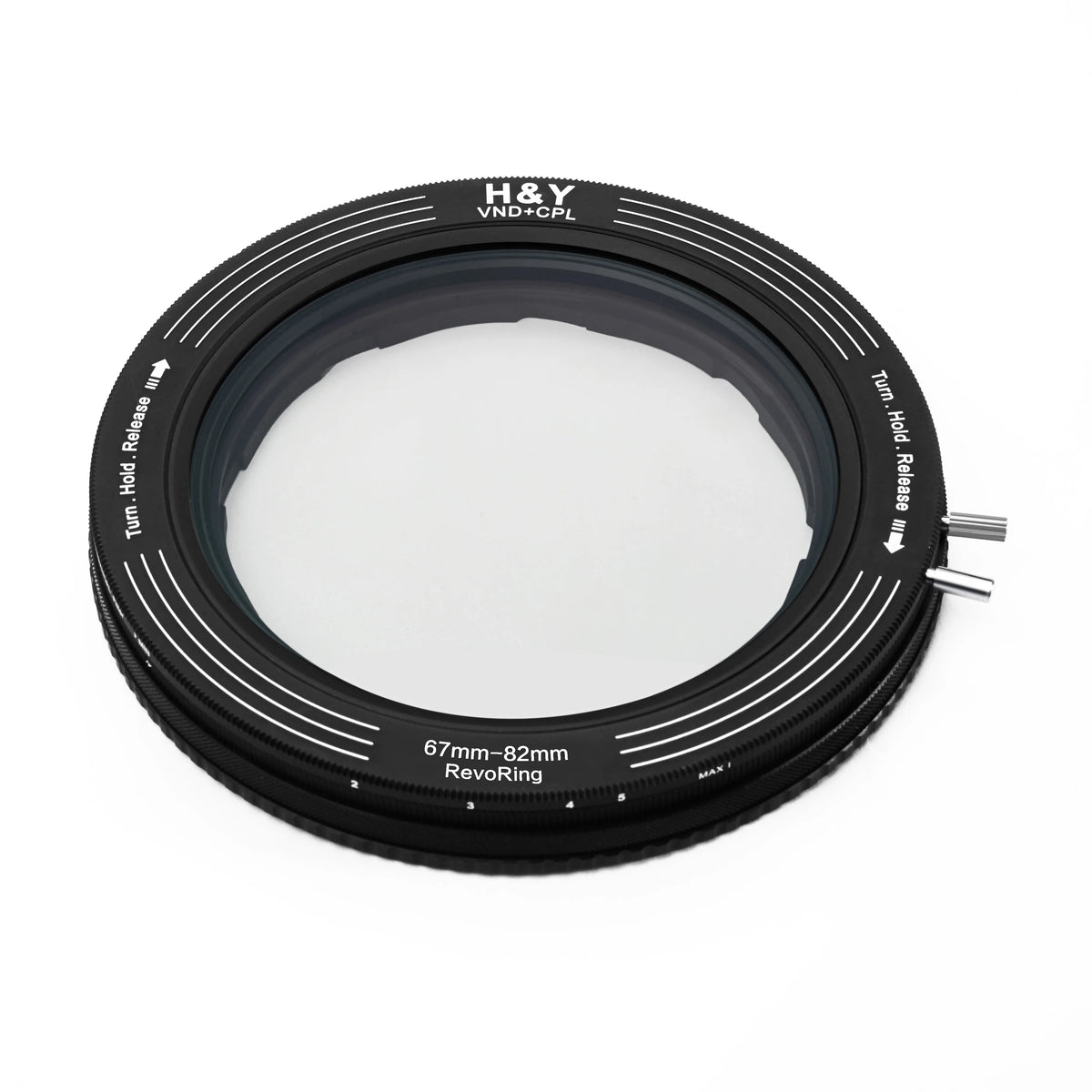 H&Y Filters ND8 (3 Stop) Magnetic Clip-On Filter for RevoRing (67-82mm)-82mm Filters for Revo & Swift Rings-Kudos Cameras