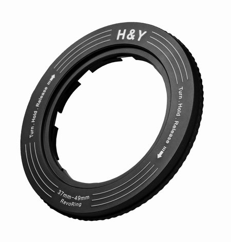 H&Y Filters RevoRing 37-49mm Variable Adapter for 52mm Filters-Variable Lens Adapter Rings-Kudos Cameras