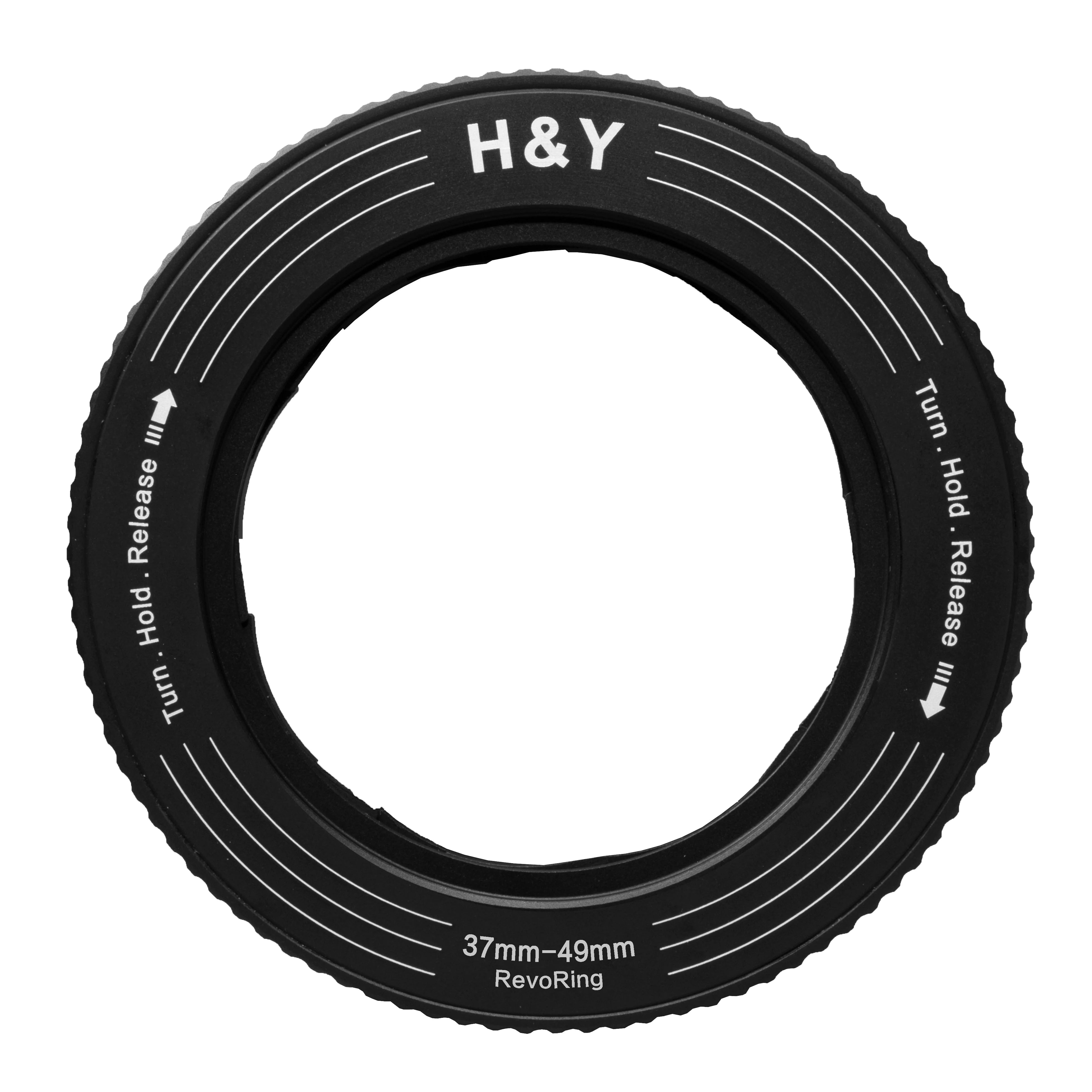 H&Y Filters RevoRing 37-49mm Variable Adapter for 52mm Filters-Variable Lens Adapter Rings-H&Y Filters