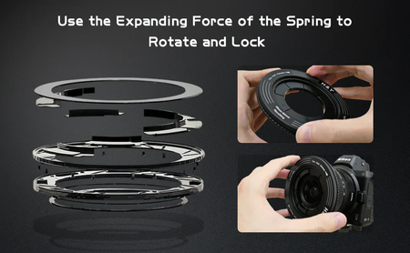 H&Y Filters RevoRing 46-62mm Variable Adapter for 67mm Filters-Variable Lens Adapter Rings-Kudos Cameras