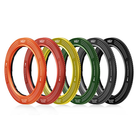 H&Y Filters RevoRing 52-72mm Variable Adapter for 77mm Filters - Orange-Variable Lens Adapter Rings-Kudos Cameras