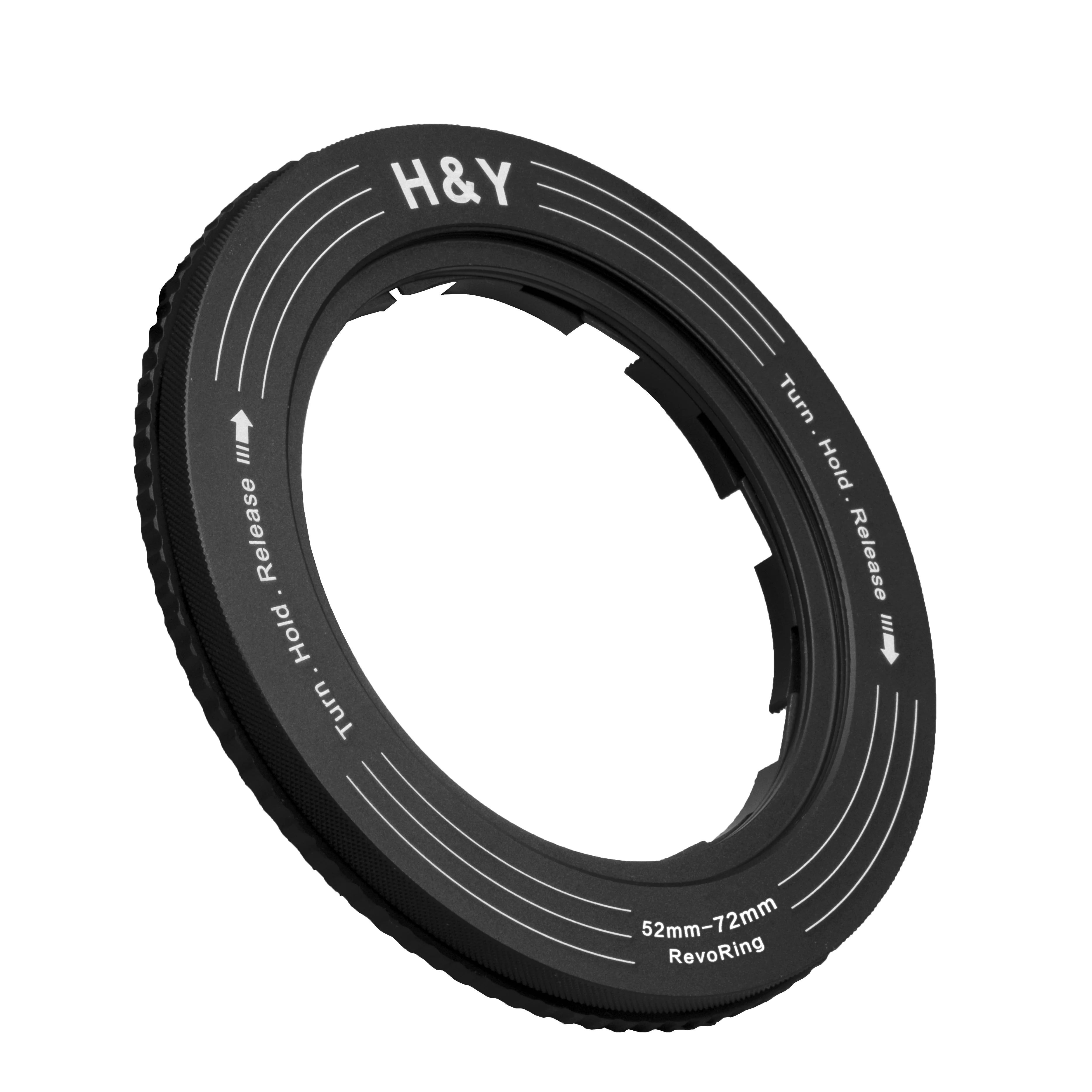 H&Y Filters RevoRing 52-72mm Variable Adapter for 77mm Filters-Variable Lens Adapter Rings-Kudos Cameras