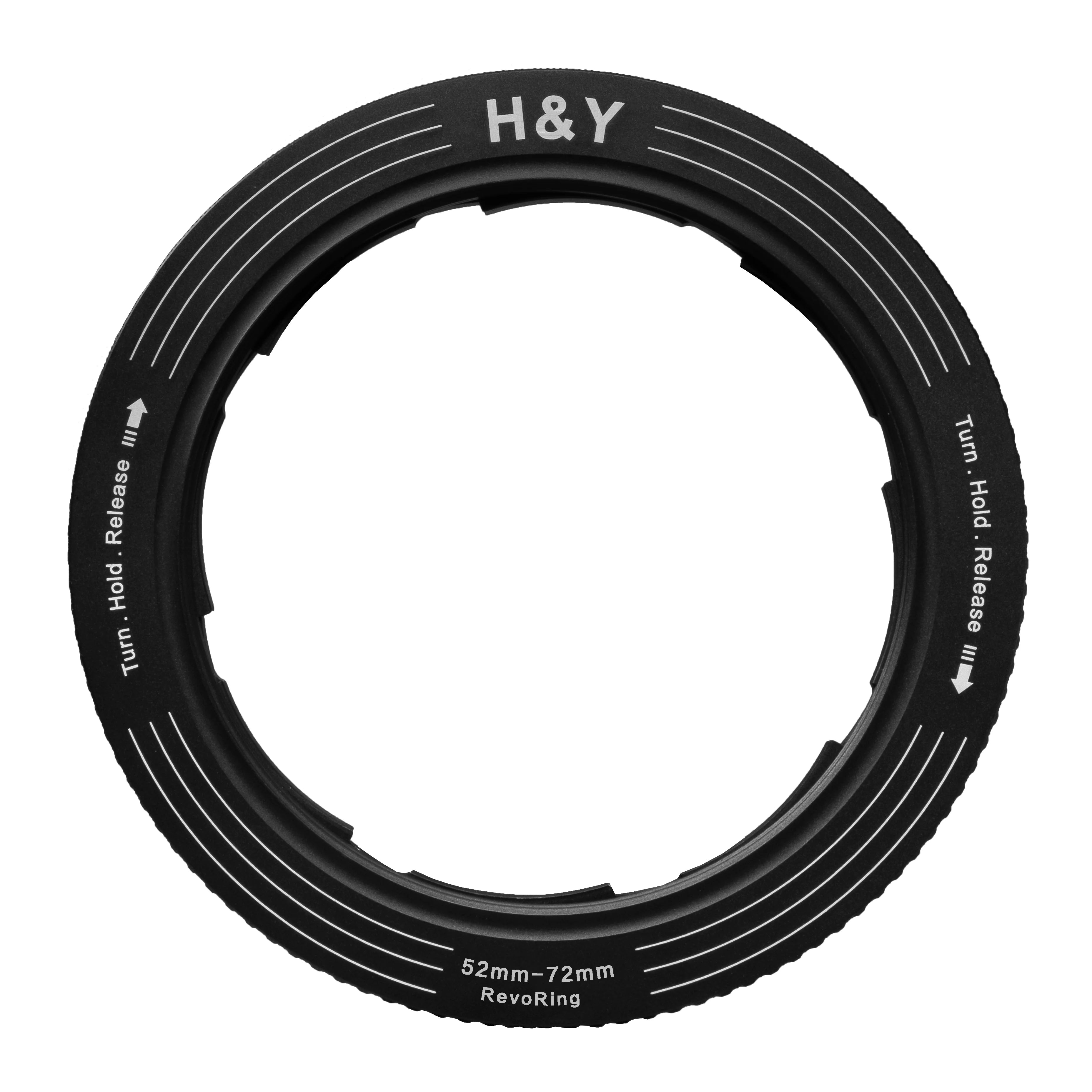 H&Y Filters RevoRing 52-72mm Variable Adapter for 77mm Filters-Variable Lens Adapter Rings-Kudos Cameras