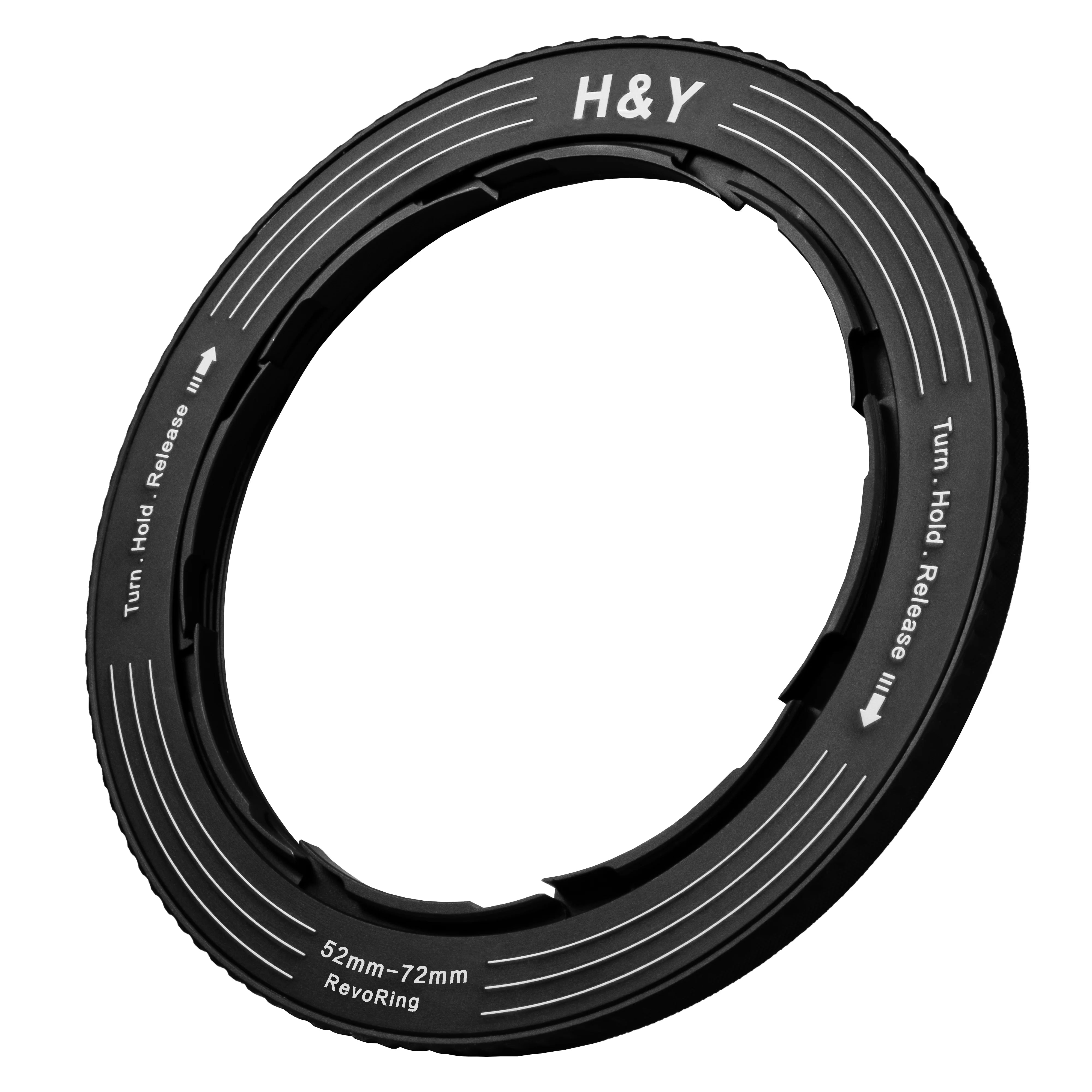 H&Y Filters RevoRing 52-72mm Variable Adapter for 77mm Filters-Variable Lens Adapter Rings-Kudos Cameras