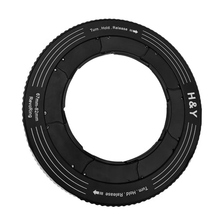 H&Y Filters RevoRing 67-82mm Variable Adapter for 82mm Filters-Variable Lens Adapter Rings-Kudos Cameras