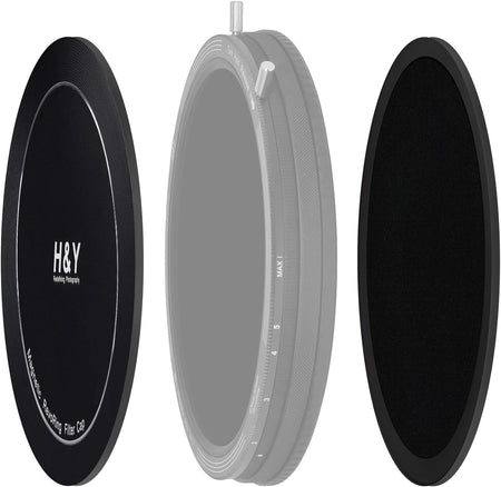 H&Y Filters RevoRing Aluminium Front and Back Caps for 58-77mm-Filter Caps-Kudos Cameras