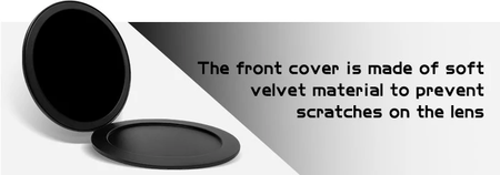 H&Y Filters RevoRing Aluminium Front and Back Caps for 58-77mm-Filter Caps-Kudos Cameras