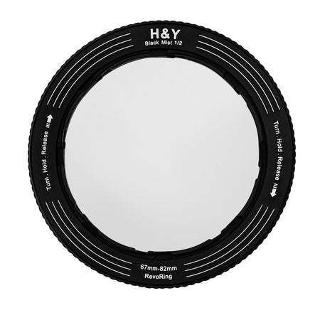 H&Y Filters RevoRing Black Mist (1/2) Filter (46-62mm)-Variable Lens Adapter Mist Filter-Kudos Cameras