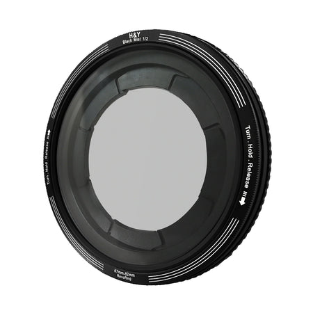 H&Y Filters RevoRing Black Mist (1/2) Filter (67-82mm)-Variable Lens Adapter Mist Filter-Kudos Cameras
