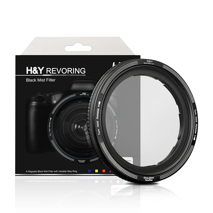 H&Y Filters RevoRing Black Mist (1/4) Filter (58-77mm)-Variable Lens Adapter Mist Filter-Kudos Cameras
