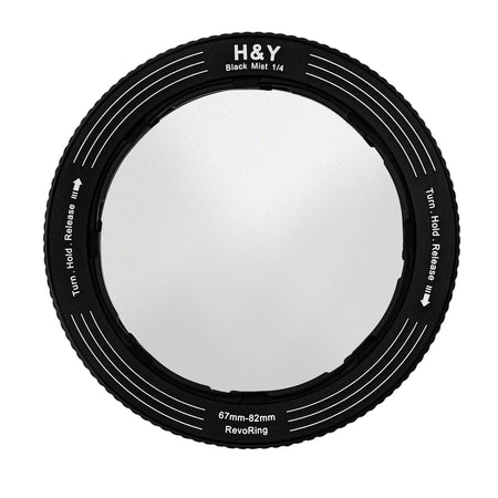 H&Y Filters RevoRing Black Mist (1/4) Filter (58-77mm)-Variable Lens Adapter Mist Filter-Kudos Cameras