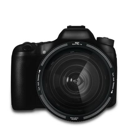 H&Y Filters RevoRing Black Mist (1/4) Filter (58-77mm)-Variable Lens Adapter Mist Filter-H&Y Filters