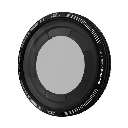 H&Y Filters RevoRing Black Mist (1/4) Filter (58-77mm)-Variable Lens Adapter Mist Filter-H&Y Filters
