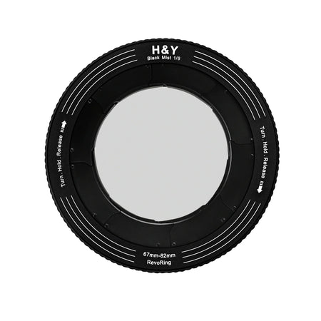 H&Y Filters RevoRing Black Mist (1/8) Filter (67-82mm)-Variable Lens Adapter Mist Filter-Kudos Cameras