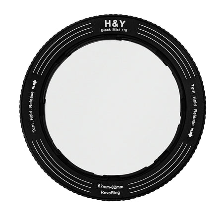 H&Y Filters RevoRing Black Mist (1/8) Filter (67-82mm)-Variable Lens Adapter Mist Filter-Kudos Cameras