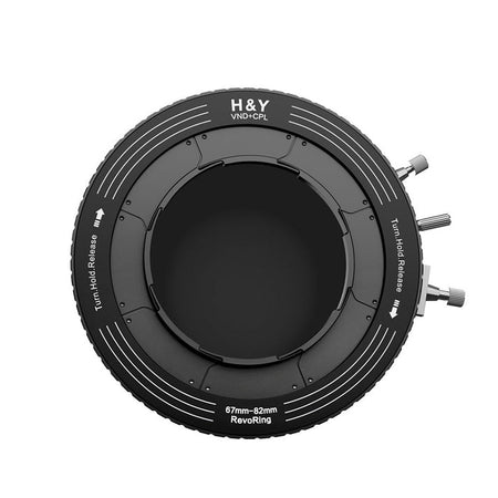 H&Y Filters RevoRing MKII Variable ND3-ND1000 & Circular Polarizer Filter (46-62mm)-Variable Lens Adapter VND+CPL Filter-Kudos Cameras
