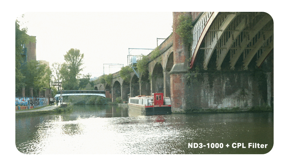 H&Y Filters RevoRing MKII Variable ND3-ND1000 & Circular Polarizer Filter (46-62mm)-Variable Lens Adapter VND+CPL Filter-H&Y Filters