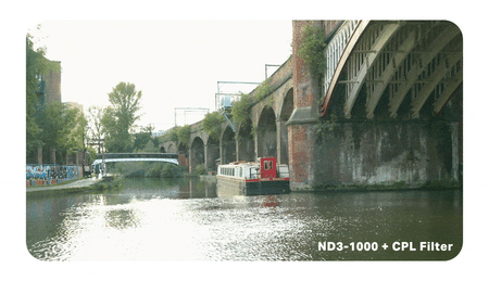 H&Y Filters RevoRing MKII Variable ND3-ND1000 & Circular Polarizer Filter (46-62mm)-Variable Lens Adapter VND+CPL Filter-H&Y Filters