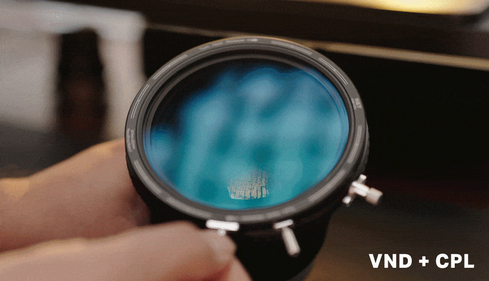 H&Y Filters RevoRing MKII Variable ND3-ND1000 & Circular Polarizer Filter (46-62mm)-Variable Lens Adapter VND+CPL Filter-H&Y Filters