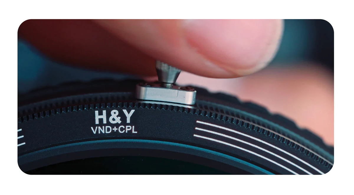 H&Y Filters RevoRing MKII Variable ND3-ND1000 & Circular Polarizer Filter (67-82mm)-Variable Lens Adapter VND+CPL Filter-Kudos Cameras