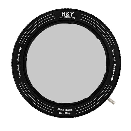 H&Y Filters RevoRing MRC CPL Filter (58-77mm)-Variable Lens Adapter CPL Filter-Kudos Cameras