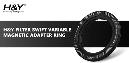 H&Y Filters RevoRing Swift Magnetic Variable Adapter Ring (58-77mm)-Variable Mag Lens Adapter Rings-Kudos Cameras