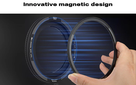 H&Y Filters RevoRing Swift Magnetic Variable Adapter Ring (58-77mm)-Variable Mag Lens Adapter Rings-Kudos Cameras